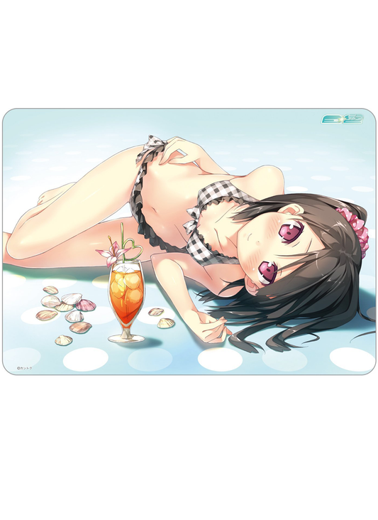 E☆2 Etsu Kantoku Sunshine Drop Character Rubber Play Mat