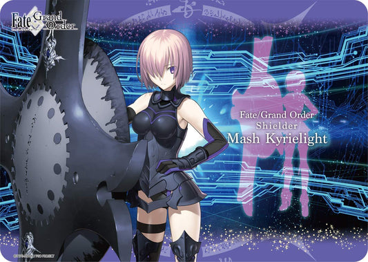 Fate Grand Order Shielder Mash Kyrielight Character Rubber Play Mat FGO