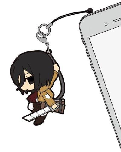 Attack on Titan Mikasa Tsumamare Cospa Pinch Rubber Strap AoT