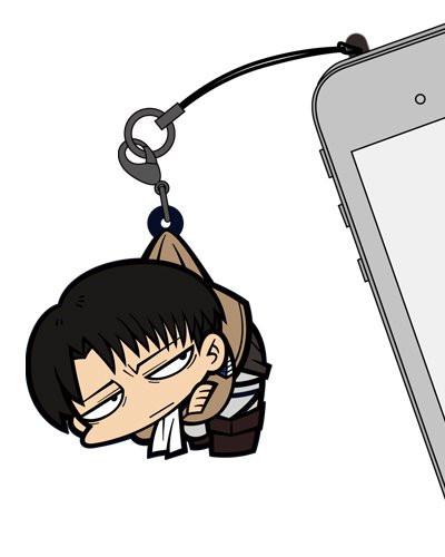 Attack on Titan Levi Ver.2 Tsumamare Cospa Pinch Rubber Strap AoT