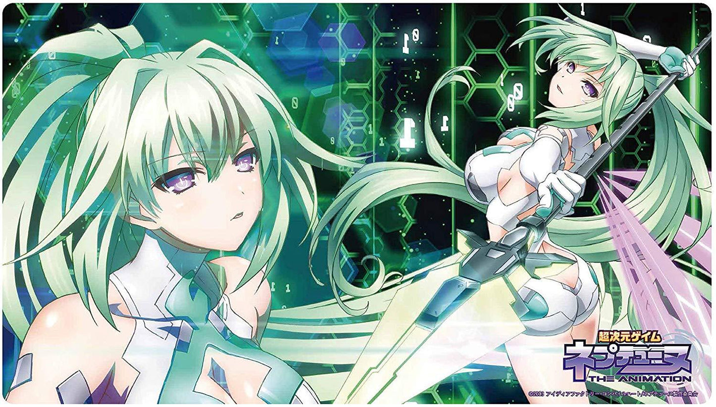 Hyperdimension Neptunia Vest Green Heart Character Rubber Playmat Vol.38