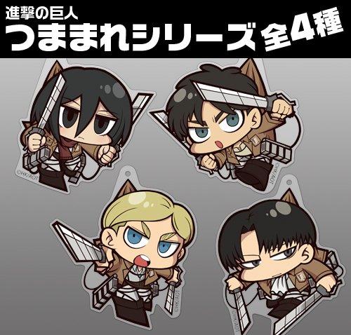 Attack on Titan Eren Tsumamare Cospa Pinch Acrylic Strap Ver.3.0