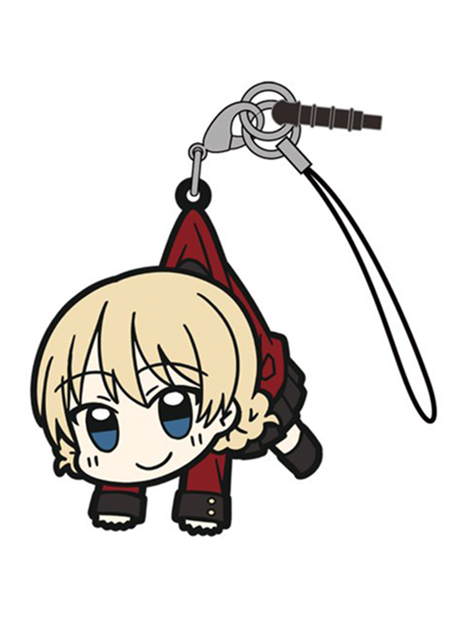 Girls und Panzer Darjeeling Cospa Pinch Tsumamare Phone Strap Jacket Ver.