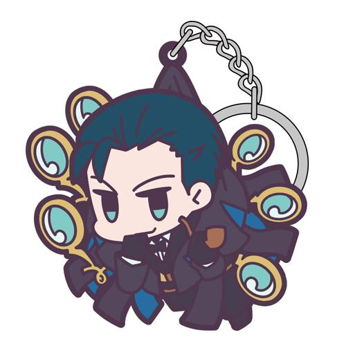 Fate Grand Order Ruler Sherlock Holmes Cospa Character Rubber Pinch Tsumamare Key Chain Mascot FGO