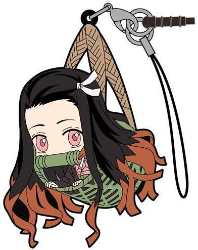 Demon Slayer: Kimetsu no Yaiba Nezuko Kamado Basket Ver. Cospa Tsumamare Pinch Rubber Strap Mascot