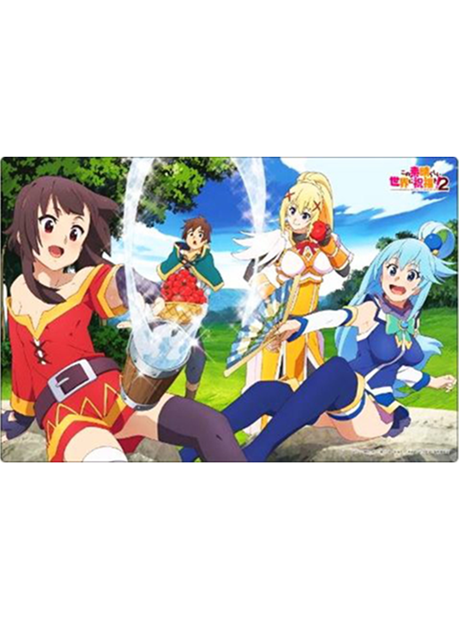 KonoSuba Aqua, Megumin, Darkness (Lalatina) Rubber Play Mat Vol.93