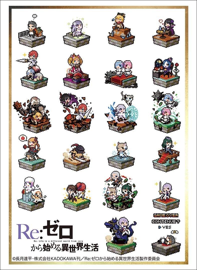 Re:Zero Pixel Art Ver. Character Sleeves HG Vol.1614