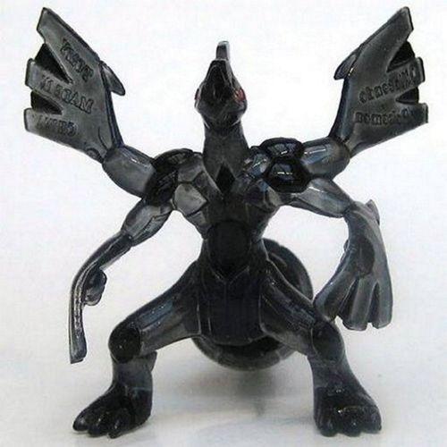 Pokemon Monster Collection Clear Zekrom 2" Black White Figure Toy Moncolle