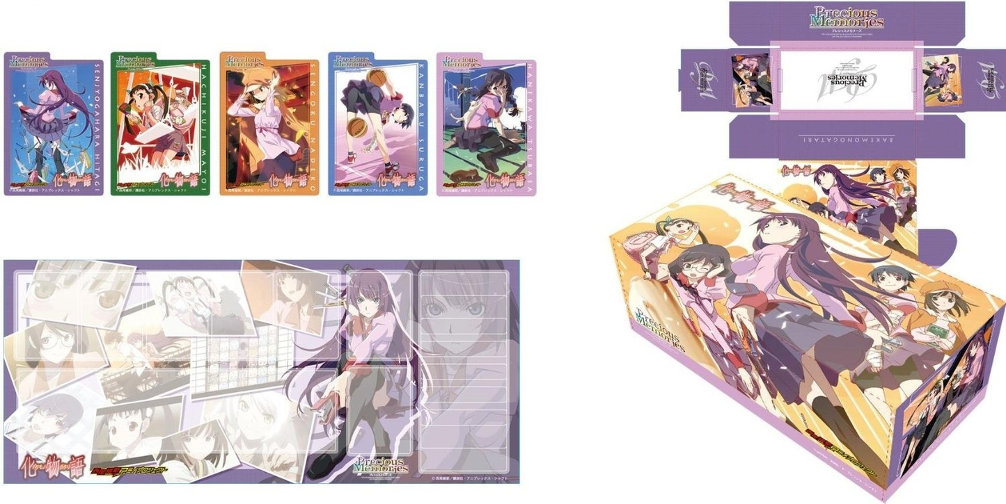 Bakemonogatari Precious Memories Character Card Game Supply Set