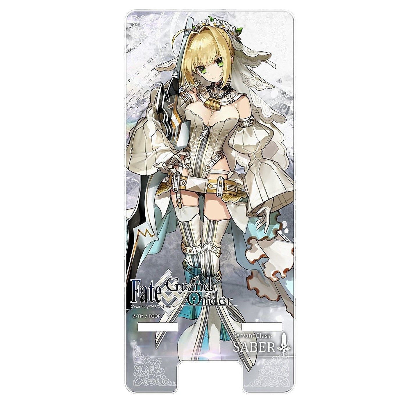 Fate/Grand Order Saber Nero Claudius Bride Smart Mobile Phone Stand FGO