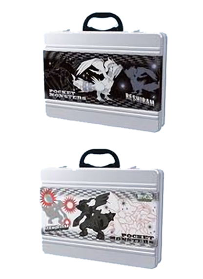 Pokemon Zekrom Reshiram Metal Lunch Box Brief Case