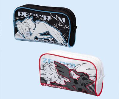 Pokémon Reshiram & Zekrom Character Multi-Purpose Zipper Case Pouch