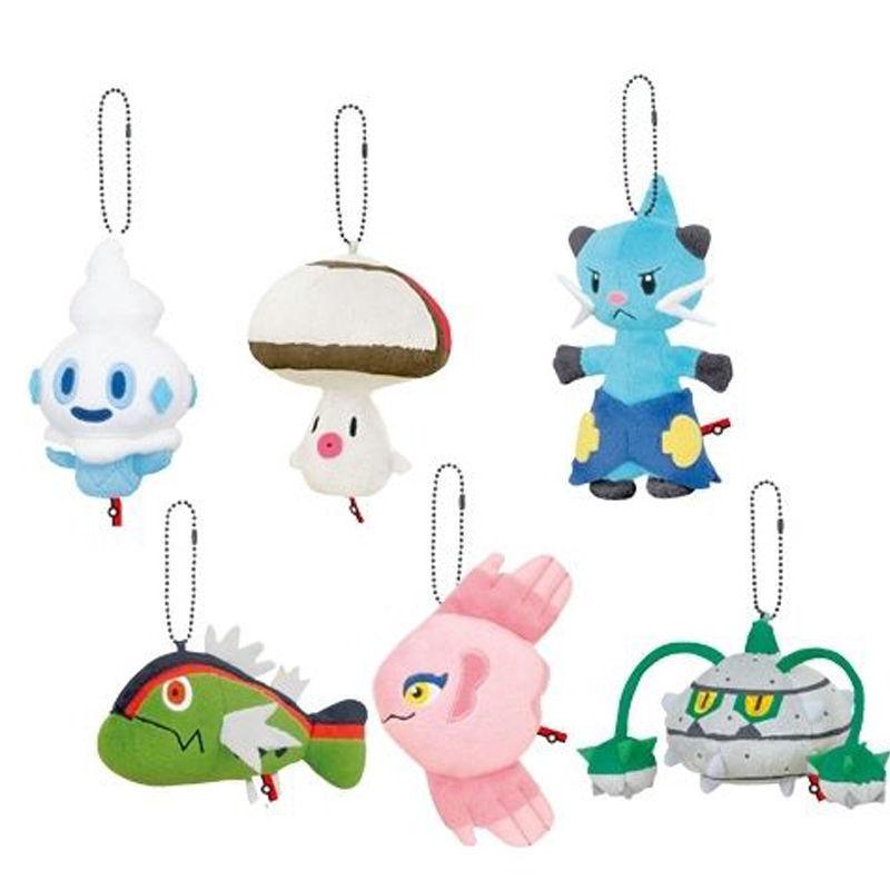 My Pokemon Collection Alomomola Ball-Chain Plush Key Chain MPC 7