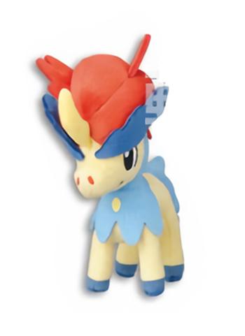 Pokemon Black White Movie 2012 Keldeo 6" Character Plush Doll Toy Plushie UFO