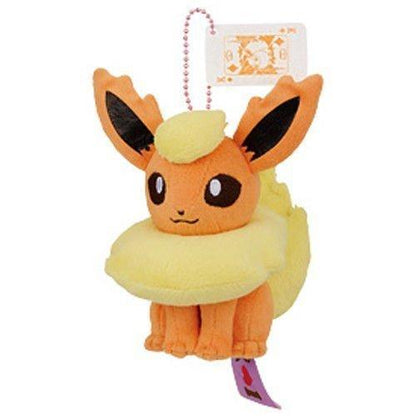 Pokemon I Love Eevee 5" Flareon Ball-Chain Plush