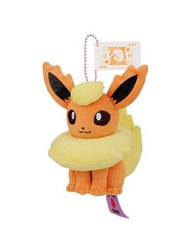 Pokemon I Love Eevee 5" Flareon Ball-Chain Plush