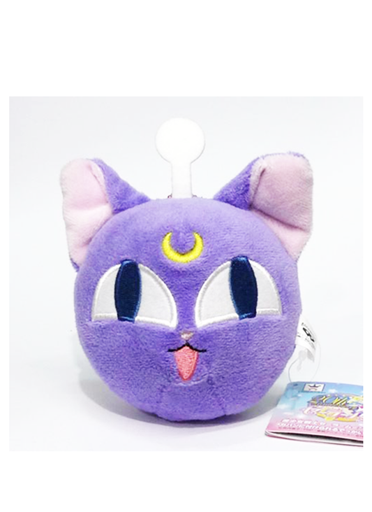 Sailor Moon Luna-P Black Guardian Cat Plush Doll Ball Chain