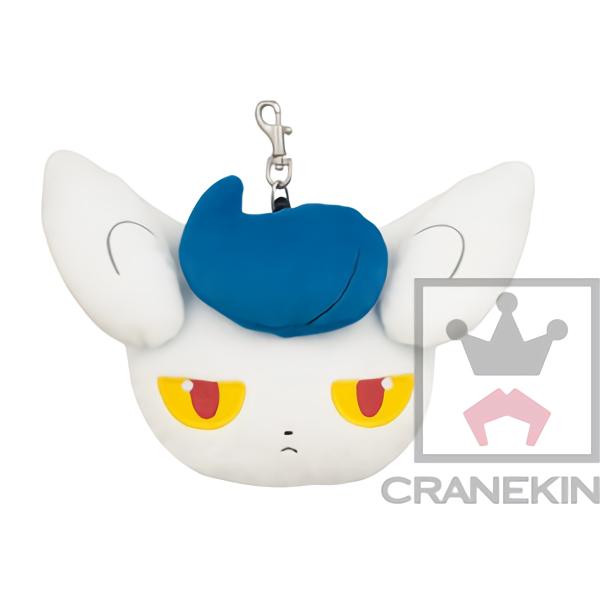 Pokemon Meowstic Male / Female 4" Character Retractable Reel Plush Pass Case Pouch