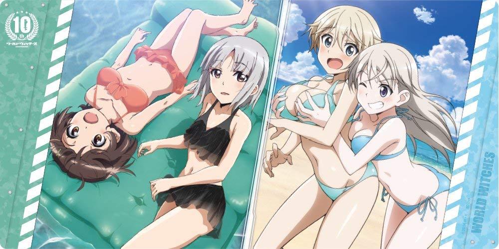 Strike Witches Midsummer Swimsuit Ver. Character Rubber Play Mat