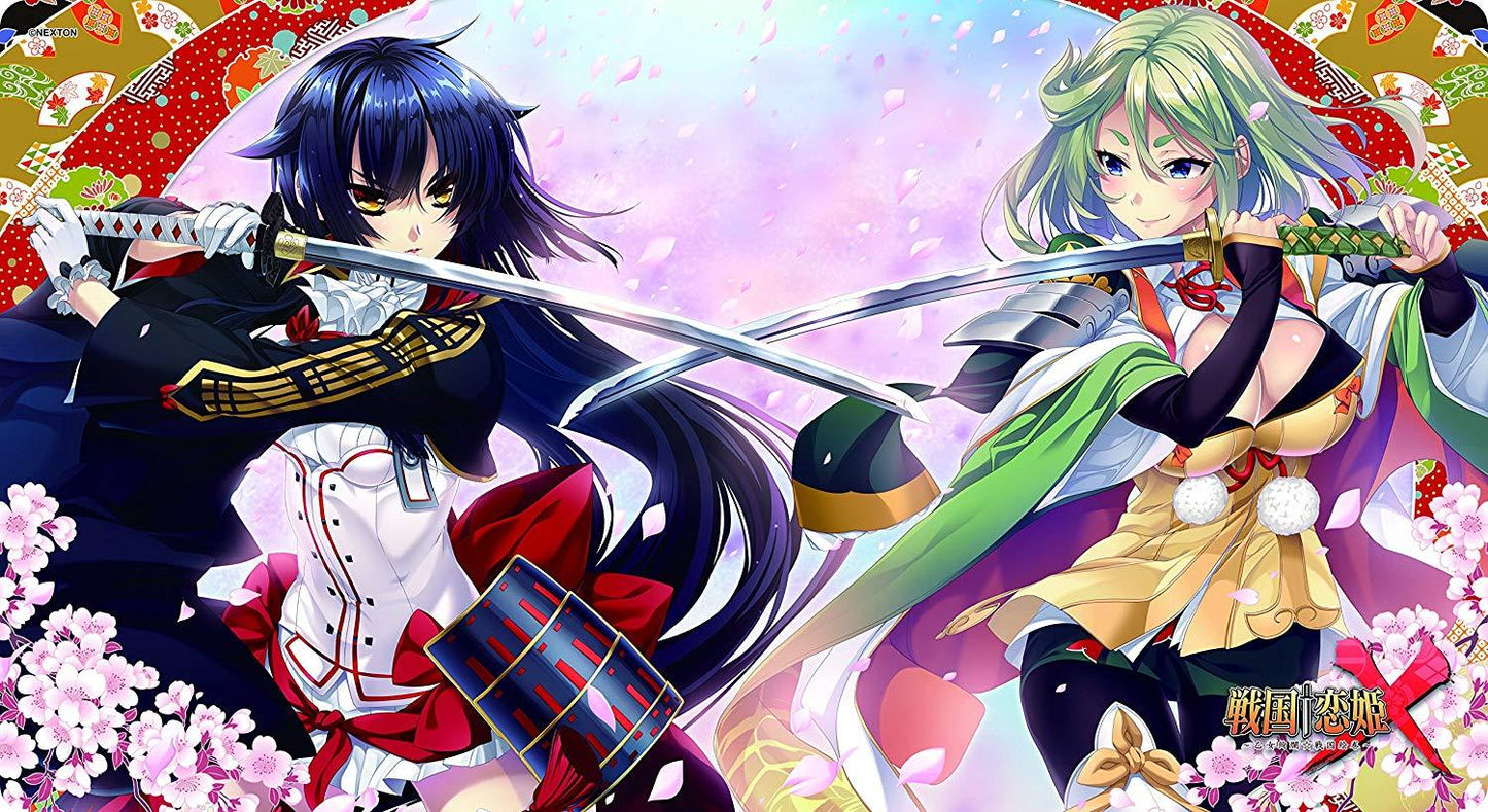 Sengoku Koihime X Kuon & Sakuya Character Rubber Play Mat Vol.017