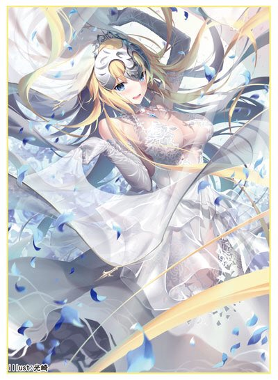 C97 Fate Grand Order FGO Jeanne d'Arc Ruler White Wedding Ver. Circle Cluster Doujin Character Sleeves by Kousaki