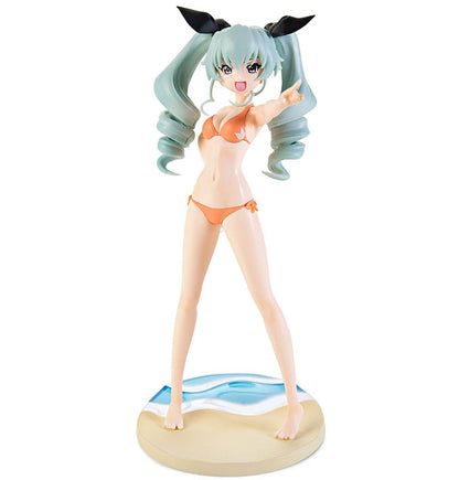 Girls und Panzer Anchovy Theater Ver. Summer Beach Prize Figure