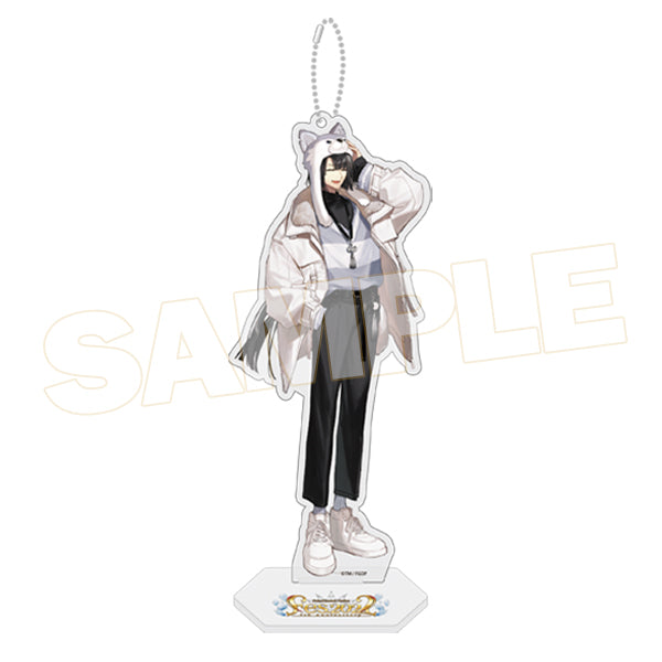 Fate/Grand Order Fes 2022 Taigong Wang Character Ball-Chain Key Chain Acrylic Stand