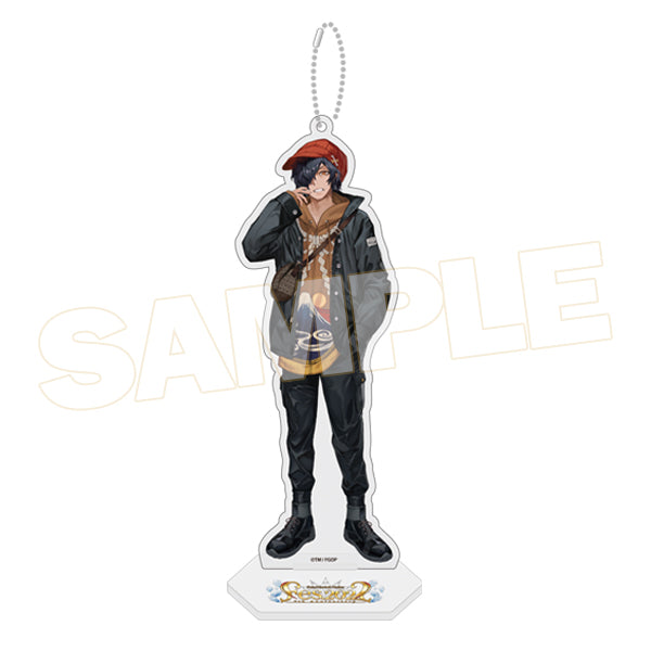 Fate/Grand Order FGO 5th Anniv. "under the same sky" Okada Izou Chugoku/Shikoku Ver Character Ball-Chain Key Chain Acrylic Stand