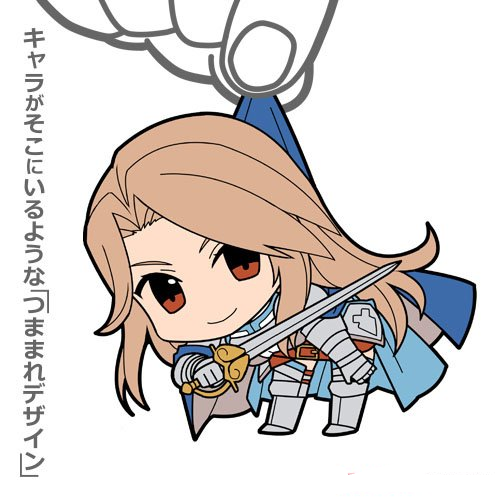 Granblue Fantasy Catalina Cospa Tsumamare Pinch Rubber Key Chain