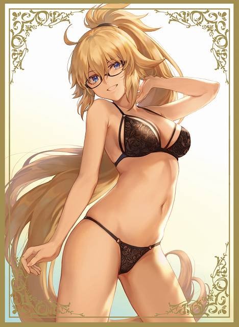 C96 Fate Grand Order Jeanne d'Arc Archer Summer Lingerie Ver. by Mashu Circle Sunpan Doujin Character Sleeves